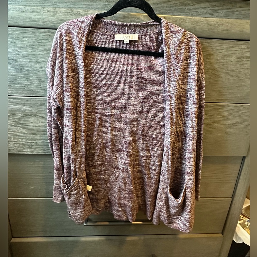 The Loft Marled Cardigan Size Women's Medium